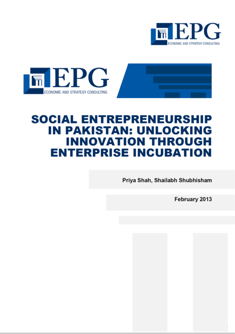 EPG Pakistan Social Enterprise report